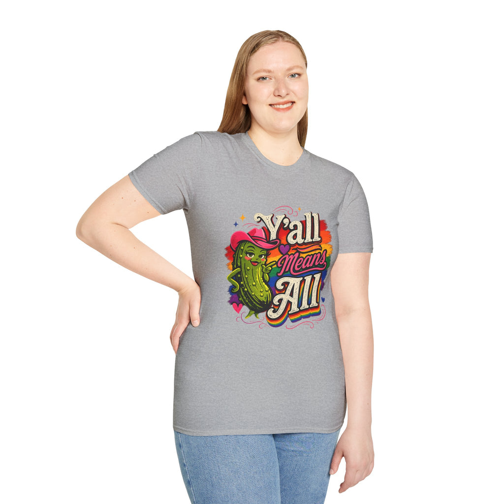 Y’all Means All T-Shirt🏳️‍🌈