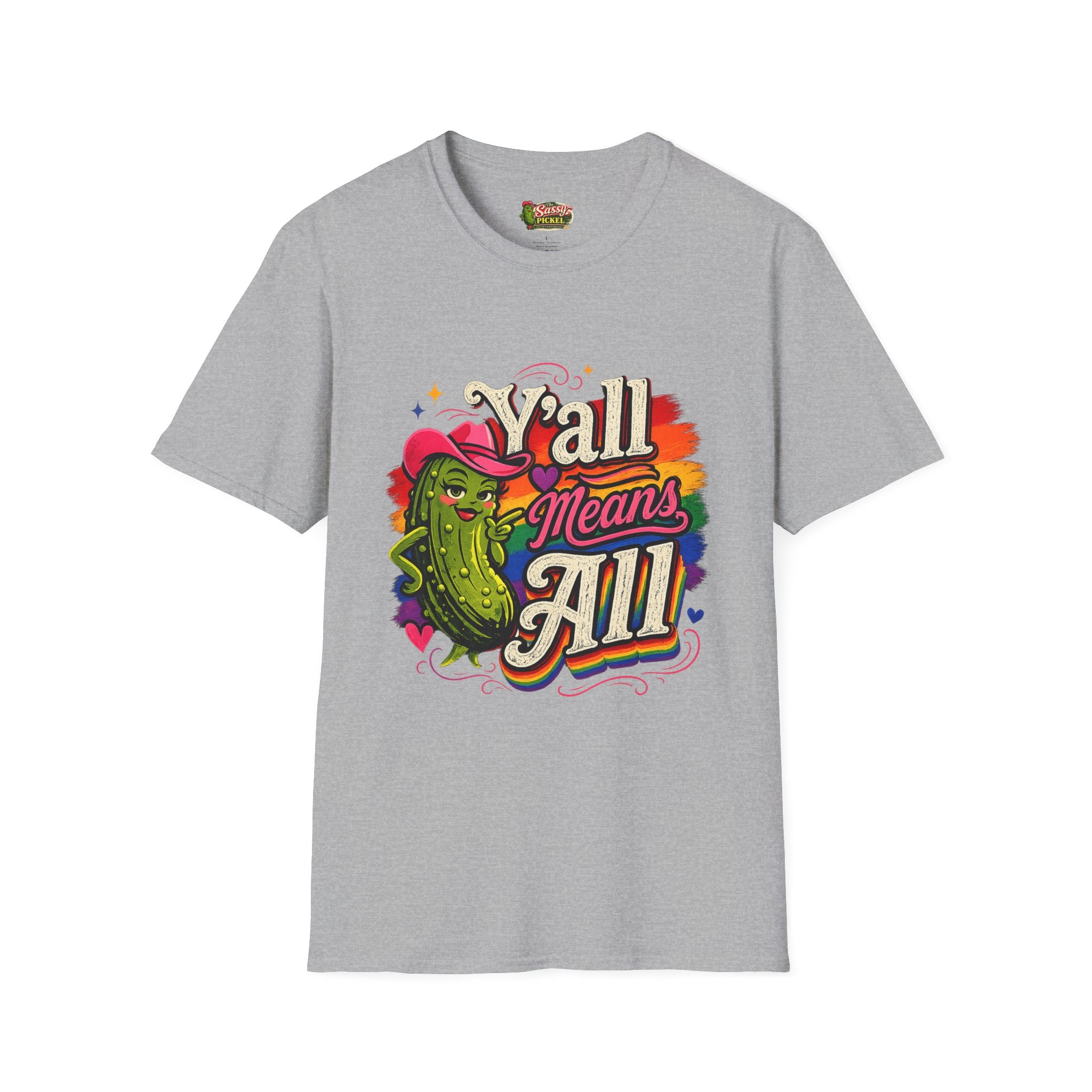 Y’all Means All T-Shirt🏳️‍🌈
