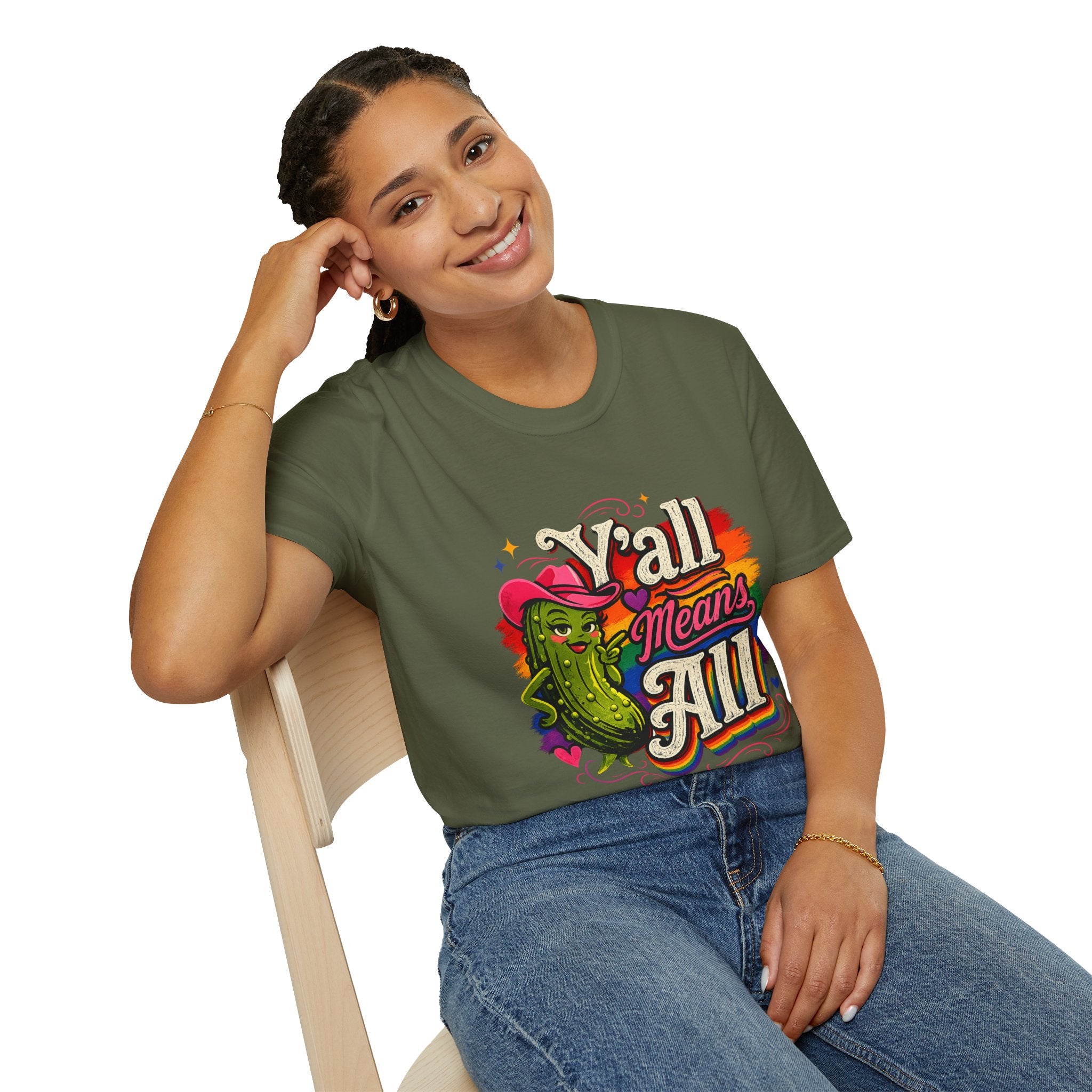 Y’all Means All T-Shirt🏳️‍🌈