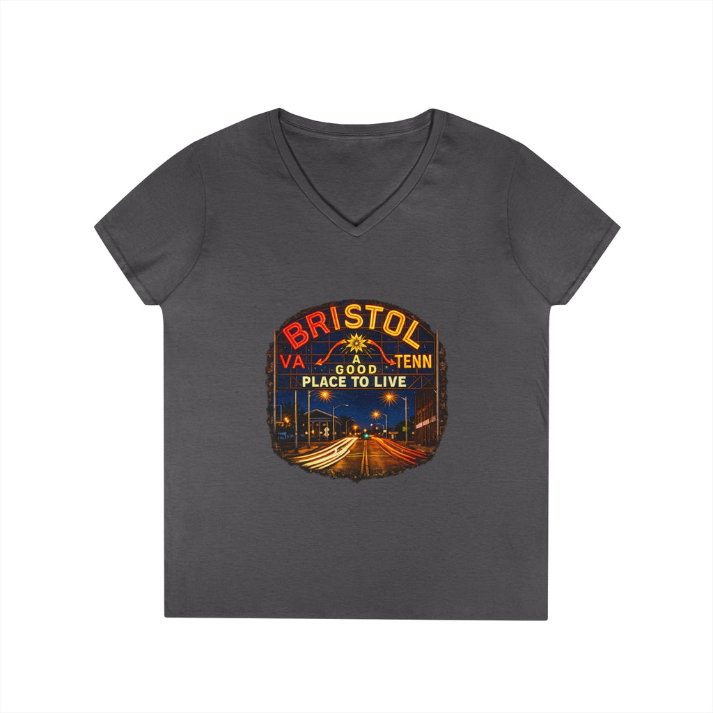 Bristol Sign Ladies' V-Neck T-Shirt