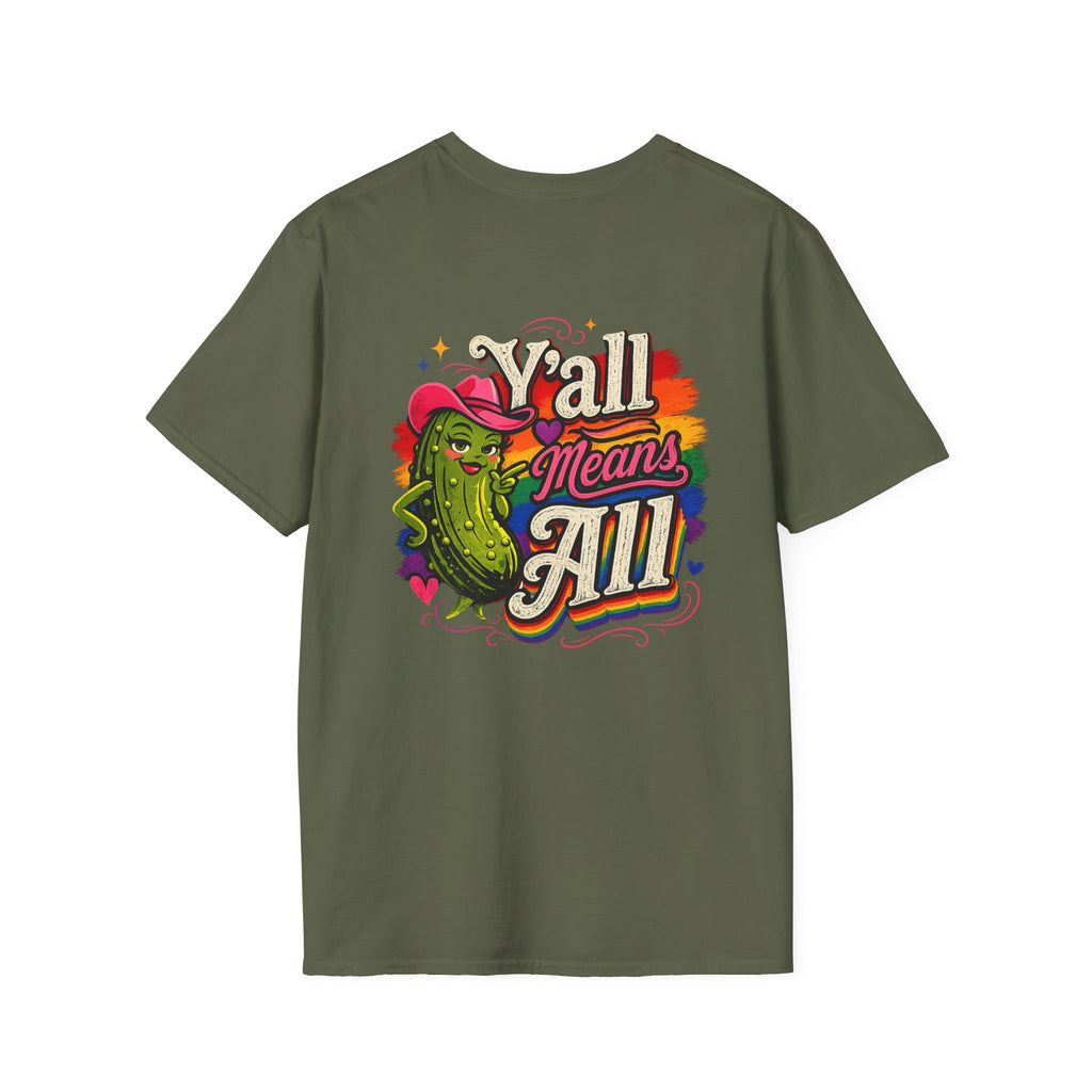 Y’all Means All T-Shirt🏳️‍🌈
